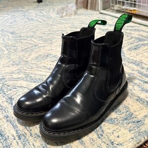 Solovair Black Vegan Hi-Shine Chelsea Boot 9.5